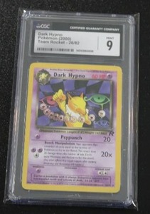 lot 284 image: 2000 Pokemon Team Rocket Dark Hypno #2682 CGC 9