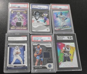 lot 286 image: Mixed Sports Graded Card Lot  6 Graded Cards