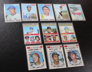 lot 299 image: 1970 Topps Baseball Card Star Lot  Mid Grade w No Creases