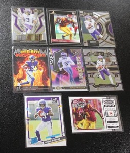 lot 306 image: 2023 Jordan Addison Rookie Card Lot  8 Rookie Cards