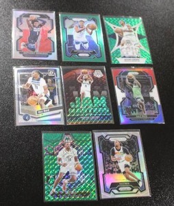 lot 313 image: Anthony Edwards & Naz Ried Color Parallel Lot  8 Cards