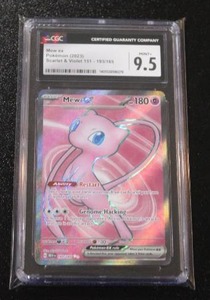 lot 325 image: 2023 Pokemon SV 151 Mew EX #193165 CGC 9.5