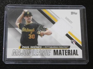 lot 333 image: 2024 Topps Major League Material Paul Skenes Jersey Relic
