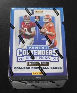 lot 167 image: 2021 Contenders Draft Picks Football Blaster Box