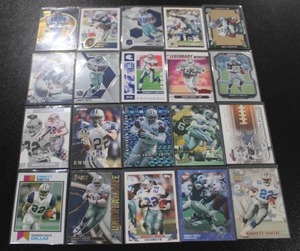 lot 226 image: Emmitt Smith Football Card Lot  20 Different Cards w 1990 Pro Set Rookie Card