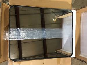 lot 11 image: WallBeyond 22 in. W x 28 in. H Rectangular Aluminum Medicine Cabinet with Mirror  Customer Returns See Pictures
