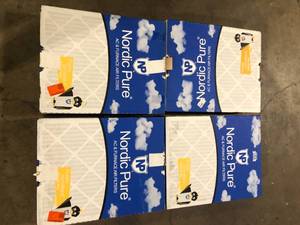lot 19 image: Lot of Nordic Pure 20 in. x 20 in. x 5 in. HoneywellLennox Replacement Furnace Air Filter MERV 12 (1-Pack) Customer Returns See Pictures