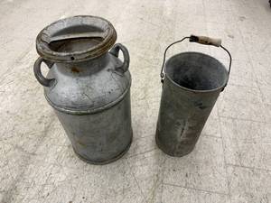 lot 16 image: Cream Can & Milk Can
