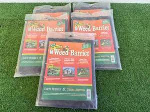 lot 134 image: 5 New Packs Weed Barrier
