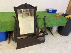 lot 155 image: Vintage Furniture Top Mirror
