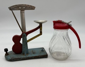 lot 57 image: Vintage Zenith Egg Grader and Syrup Dispenser