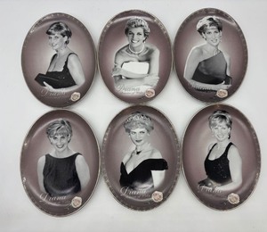 lot 94 image: Limited Edition Set of 6 Princess Diana Commemorative Plates by The Bradford Exchange
