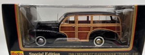 lot 122 image: Maisto Special Edition 1948 Chevrolet Fleetmaster (Woody) 118 Scale Model