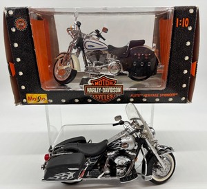 lot 125 image: 110 Scale Maisto Harley-Davidson FLSTS Heritage Springer Models