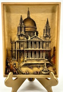 lot 141 image: Ivorex Plaque of St. Pauls Cathedral, Made in England