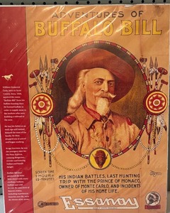 lot 172 image: Vintage Adventures of Buffalo Bill Movie Poster