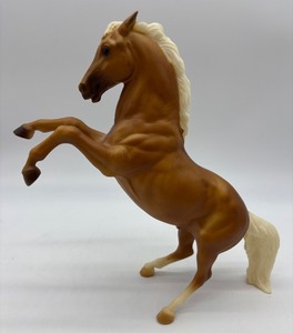 lot 228 image: Vintage Breyer Palomino Rearing Horse Figurine