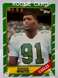 lot 249 image: Reggie White Philadelphia Eagles Rookie Card