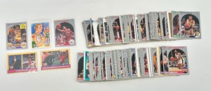 lot 268 image: Collection of 100 NBA Hoops Basketball Trading Cards