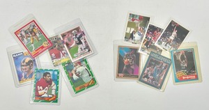 lot 274 image: Collection of Vintage NFL and NBA Trading Cards