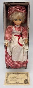 lot 302 image: 1986 Brinns Topsy-Turvy Doll with Original Box