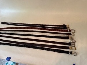 lot 34 image: Mens Belts Size 36 Coach Belts Included