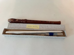 lot 52 image: Vintage Wooden Recorder