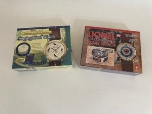 lot 113 image: Singing Bird Watch & Lionel Train Watch