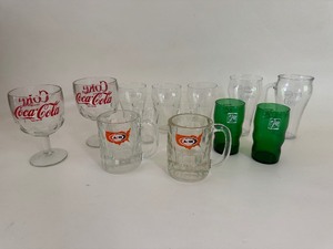 lot 88 image: Vintage Soda Glasses