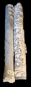 lot 92 image: Polar Bear Fleece Fabric and Snowflake Pattern Fleece Pattern