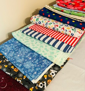 lot 70 image: Festive and Fun Patterned Fabric Remnants