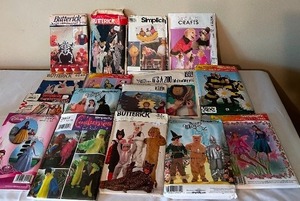 lot 69 image: Sewing Patterns including Halloween Costumes, Dog Clothes and More