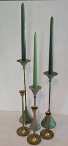 lot 44 image: Varied Candlestick Grouping