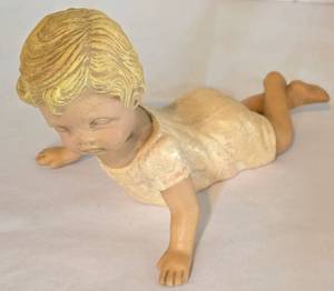 lot 45 image: Vintage Porcelain Crawling Infant