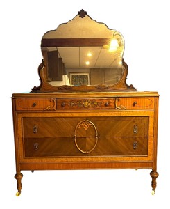 Vintage Joerns Brothers Furniture Dresser with Mirror