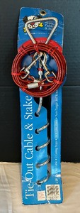 lot 230 image: Tie Out Cable with Stake