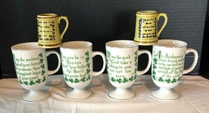lot 116 image: Variety of Irish Mugs