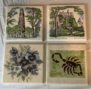 lot 121 image: Four Vintage Trivets