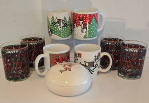 lot 159 image: Holiday Drinkware & More