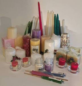 lot 241 image: Large Candle Selection