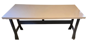 lot 249 image: Large Metal CraftingWork Table