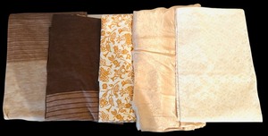 lot 194 image: Five Large Fabric Remnants