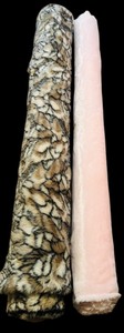 lot 185 image: Two Bolts of Animal Print Fabric