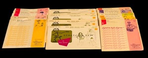 lot 181 image: Assorted Vintage Stretch and Sew Patterns