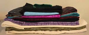 lot 322 image: Diverse Fabric Grouping, including Lace, Velvet & More