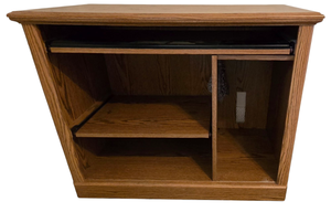 lot 334 image: Versatile Desk with Extendable Shelves