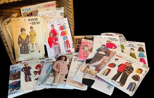 lot 307 image: Sewing Patterns including Vogue, Jackets, Simple Crafts and More