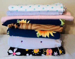 lot 266 image: Adorable Soft Fleece Fabric Yardage