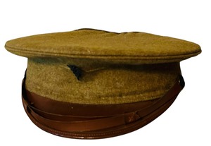 lot 269 image: Vintage WWI Officers Visors Cap with Medical Pin