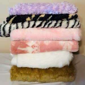 lot 264 image: Pretty Soft and Fuzzy Fabric Yardage